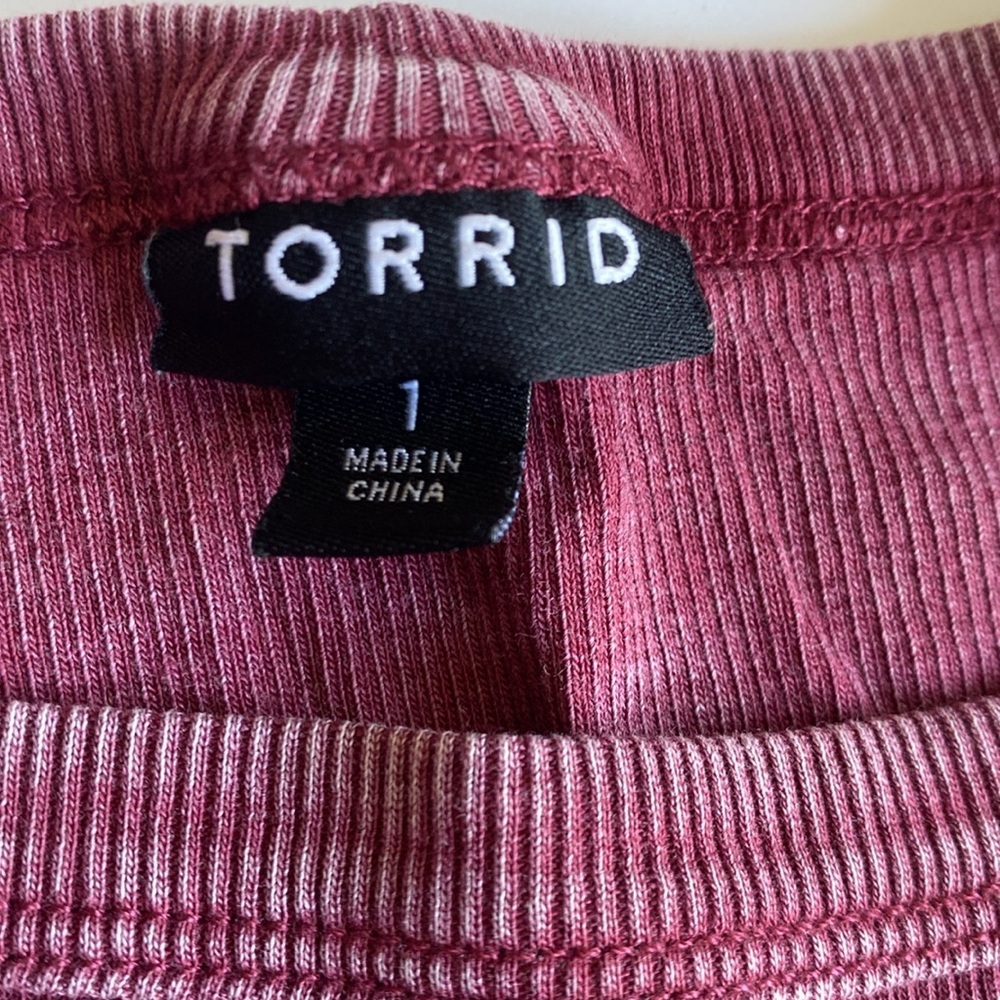 Torrid 1X Rib High Neck Muscle Tank Top - Picture 3 of 13